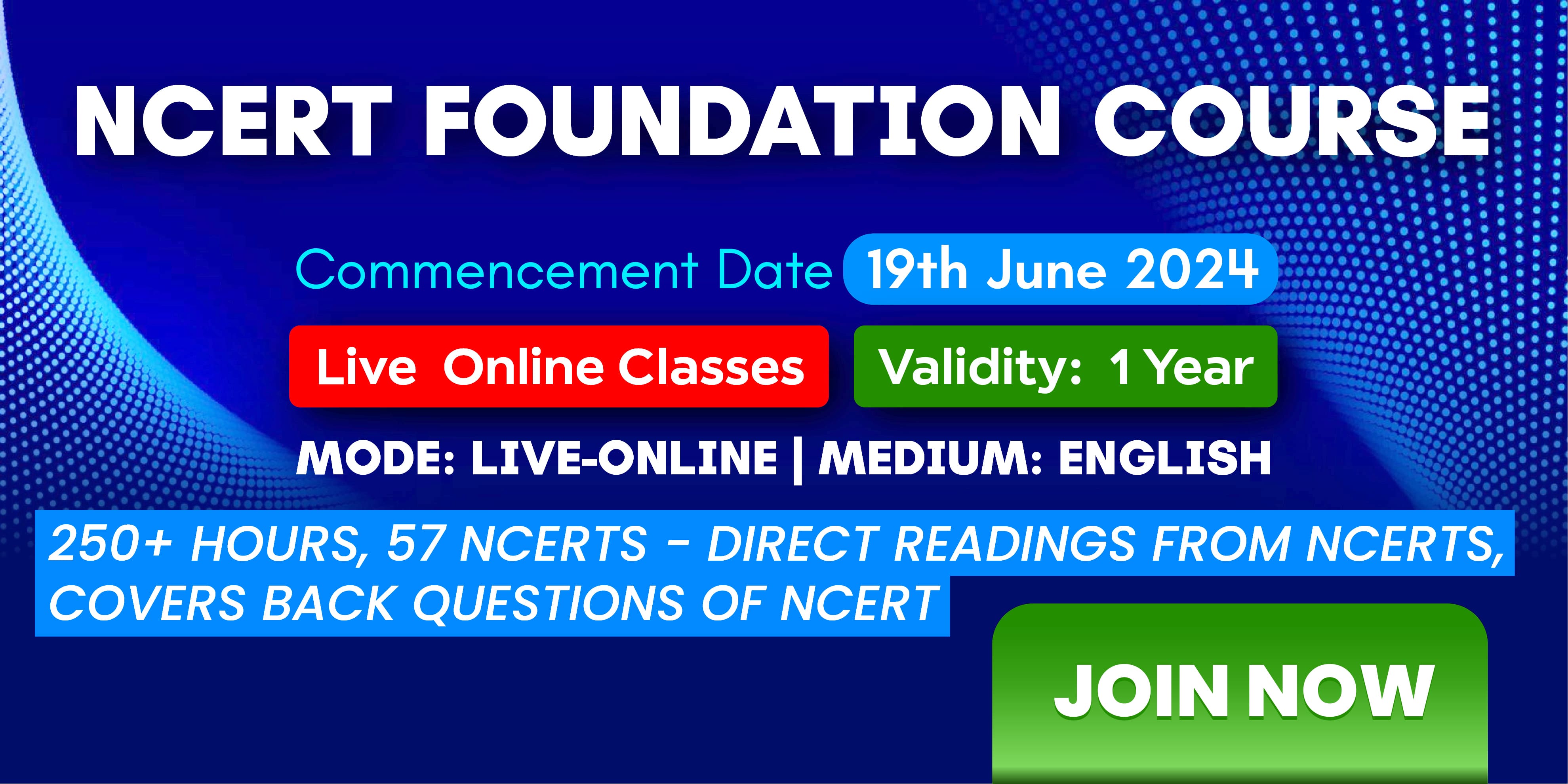 NCERT Foundation Course
